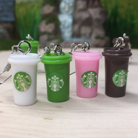 Starbucks Coffee Drink Earrings - Picture 2 of 9